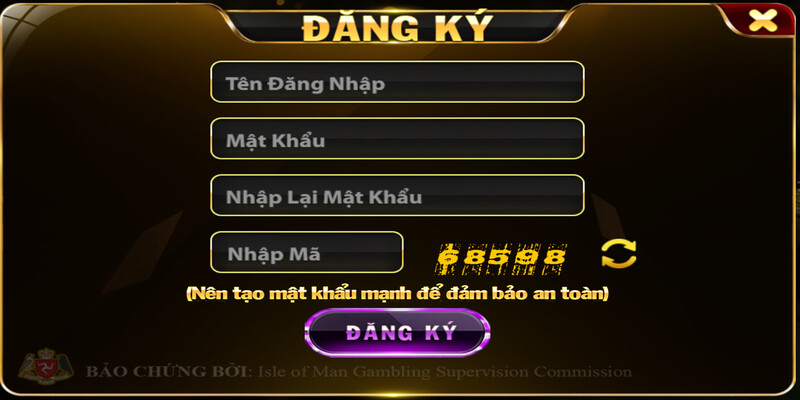 Đăng Ký 33win 3 Điền thông tin đăng ký 33win