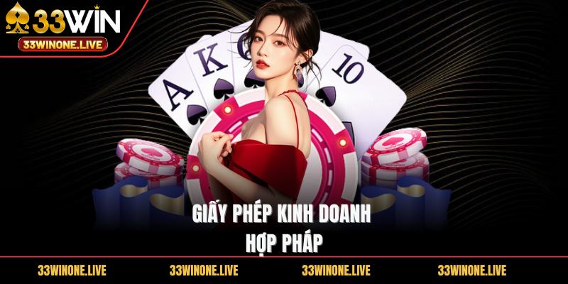 33win 269 Giấy phép kinh doanh hợp pháp